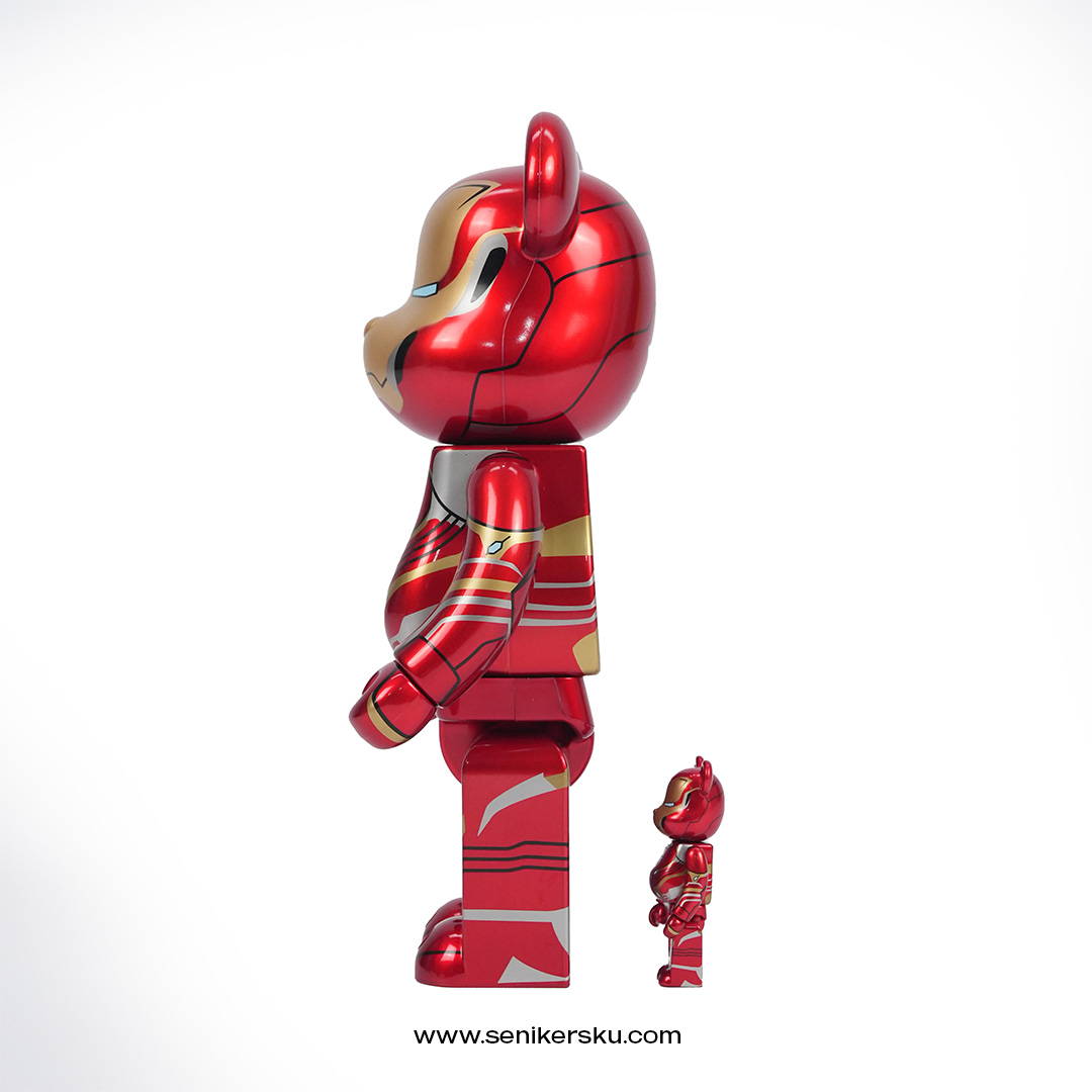 Bearbrick Marvel Iron Man Mark 50 400% & 100% Set – Senikersku