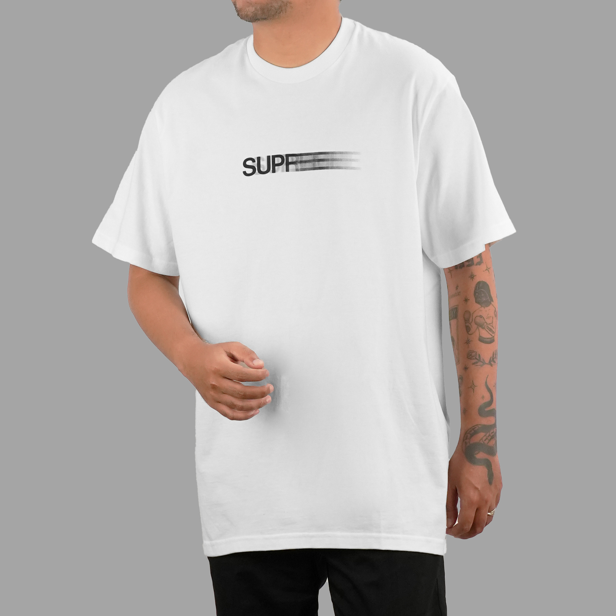 supremeSupreme Motion Logo Tee white Mサイズ - Tシャツ/カットソー ...