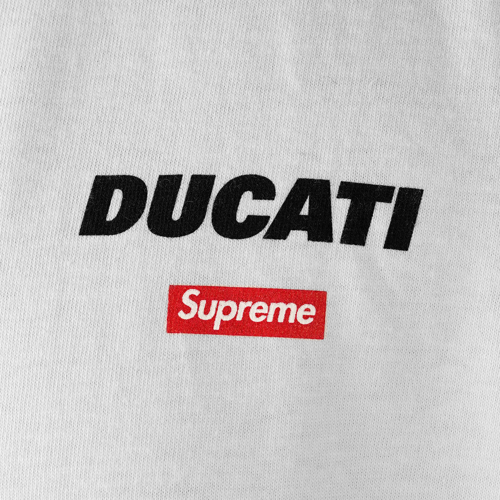 SUPREME 24SS Ducati Logos Tee white M Genuine / 34618 | eBay