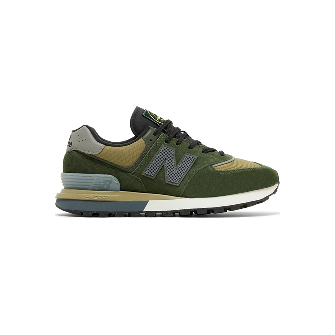 New Balance 574 Legacy Stone Island Dark Green Senikersku