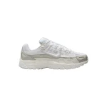 Nike P-6000 White Sail dengan mesh breathable putih, overlay netral, dan detail modern