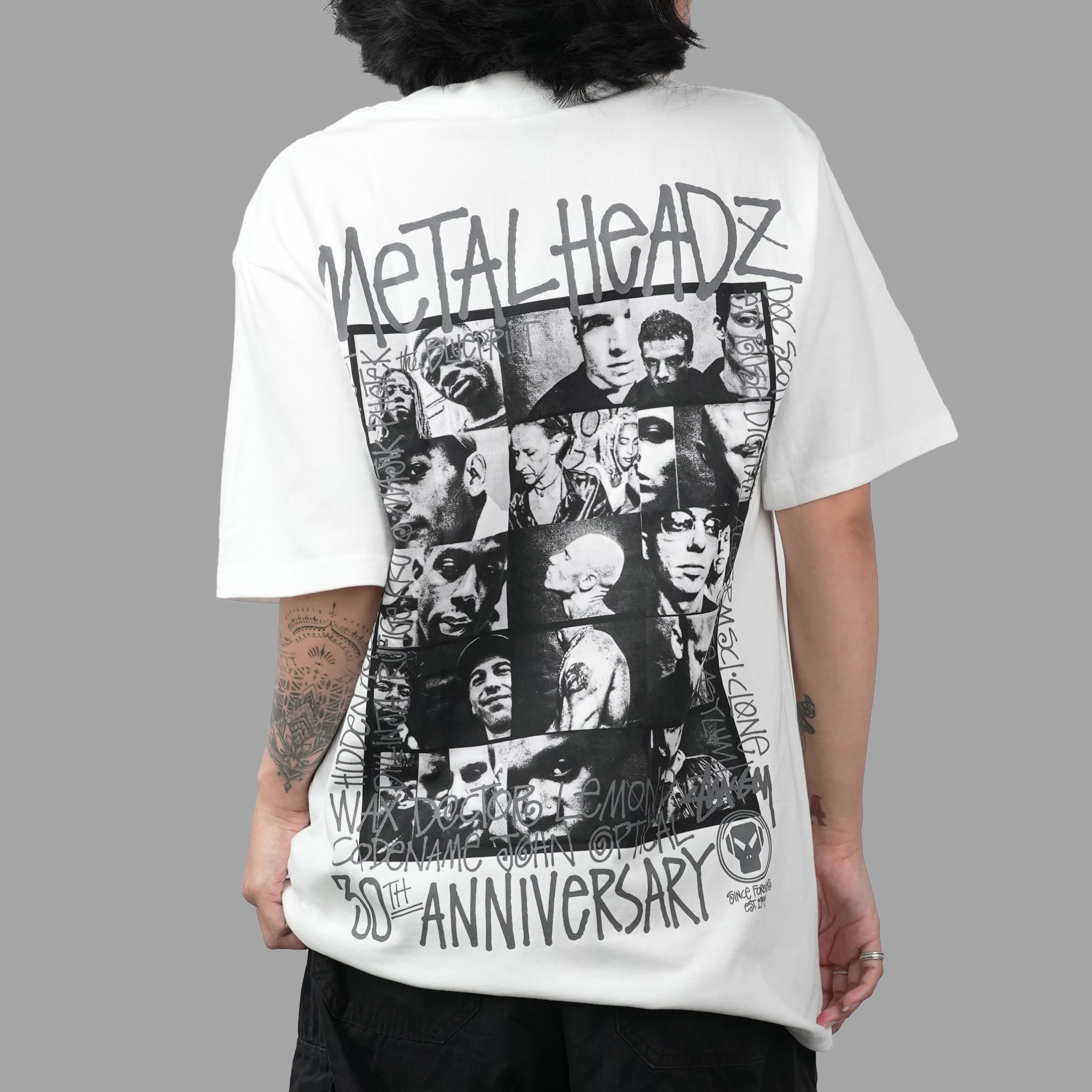 Stussy Metalheadz 30 Th White Tee Senikersku