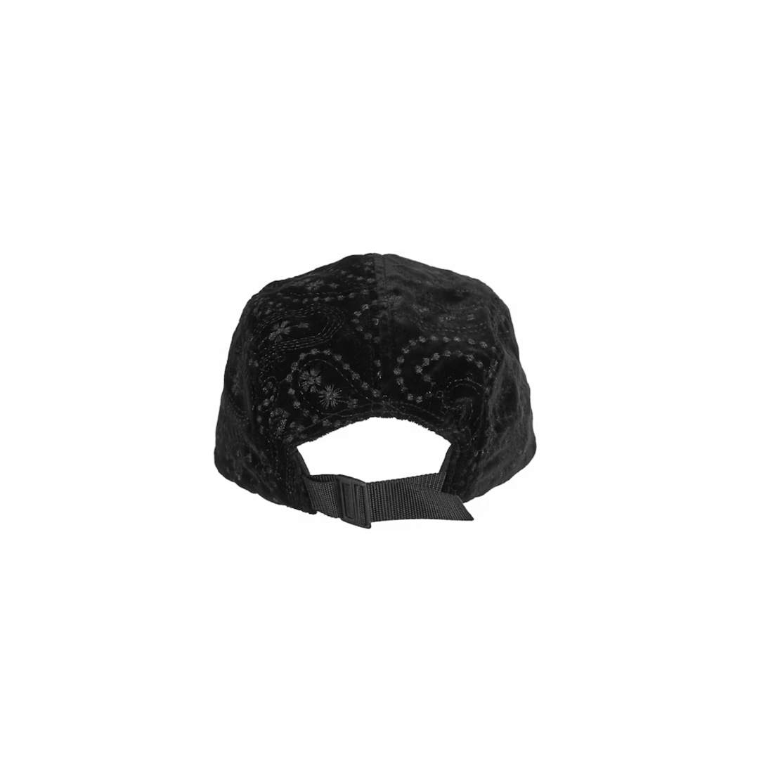Supreme Velvet Paisley Camp Cap (FW23) - $58