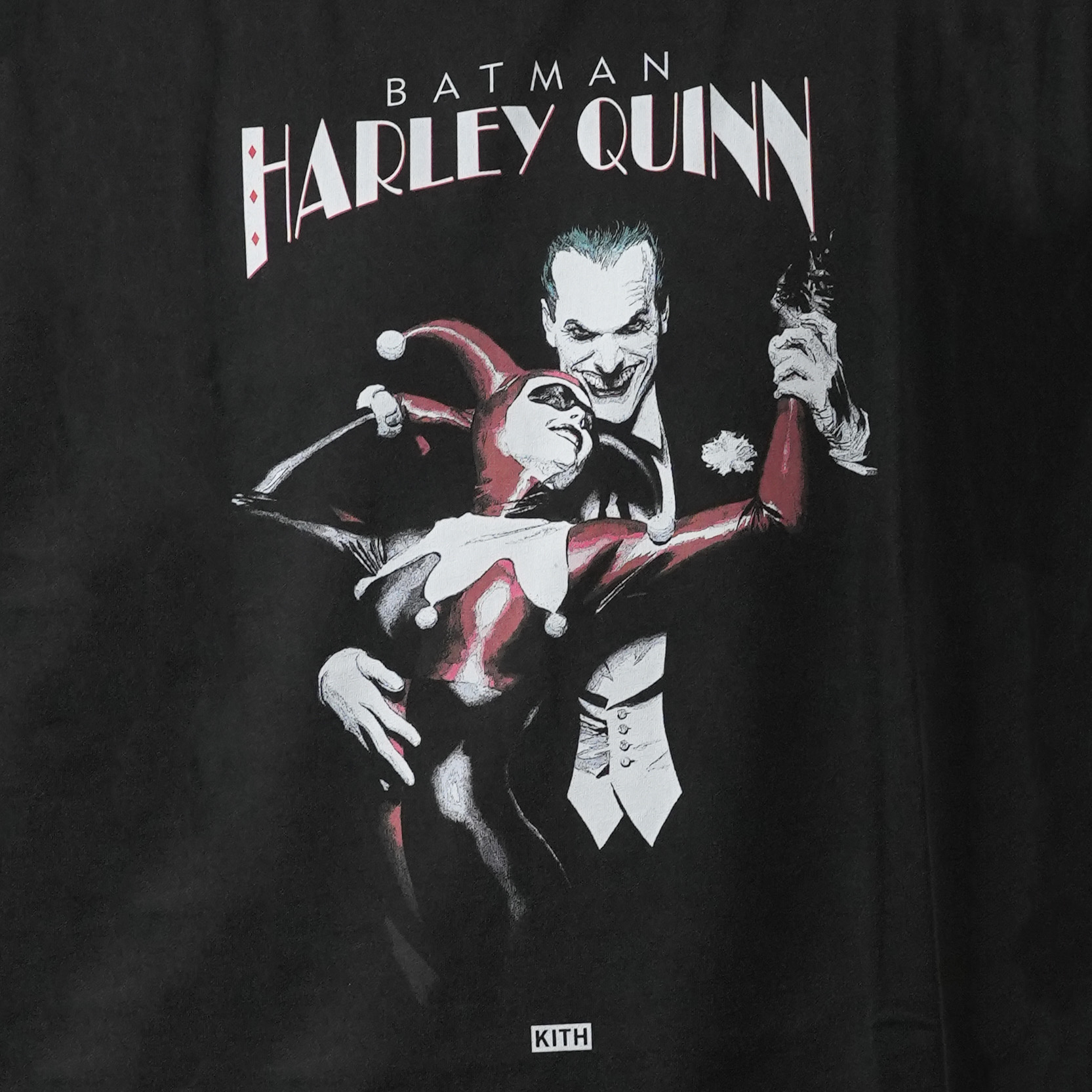 【2024】お歳暮・冬ギフト Harley Batman x KITH Quinn Senikersku | Tee Black Vintage トップス