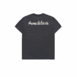 ADLV Chain Embossing Script Printing Charcoal Tee dengan desain script embossing "Chain" yang elegan di bagian depan, memberikan tampilan streetwear yang bold dan stylish